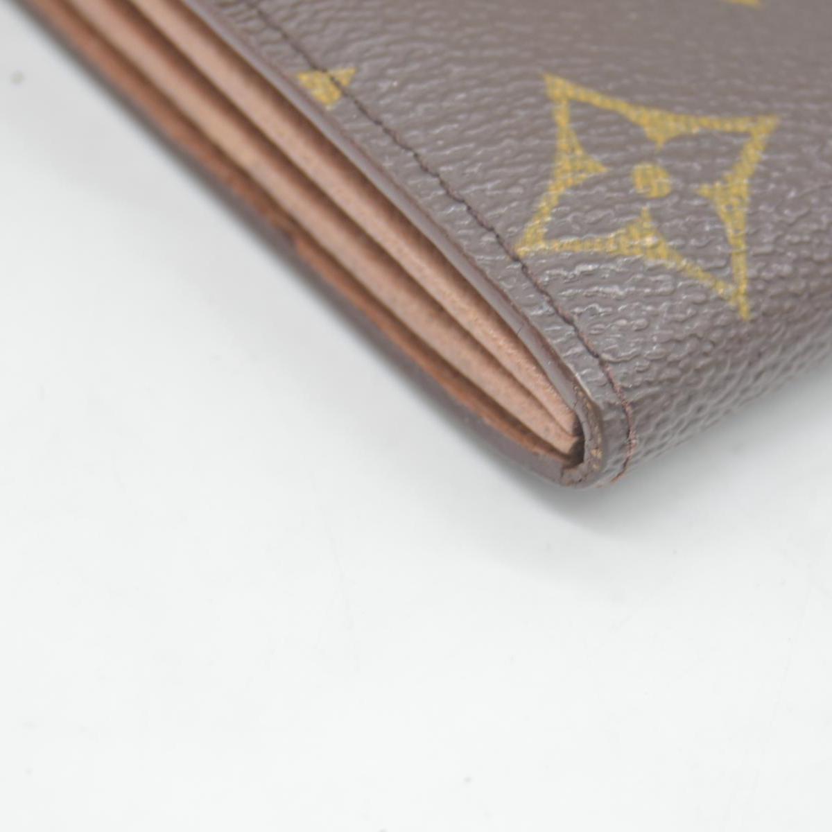 $725 Louis Vuitton Monogram Porte Tresor International Wallet CONSIGNMENT CA0937