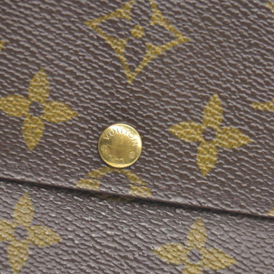 $725 Louis Vuitton Monogram Porte Tresor International Wallet CONSIGNMENT CA0937