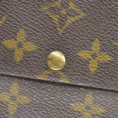$725 Louis Vuitton Monogram Porte Tresor International Wallet CONSIGNMENT CA0937