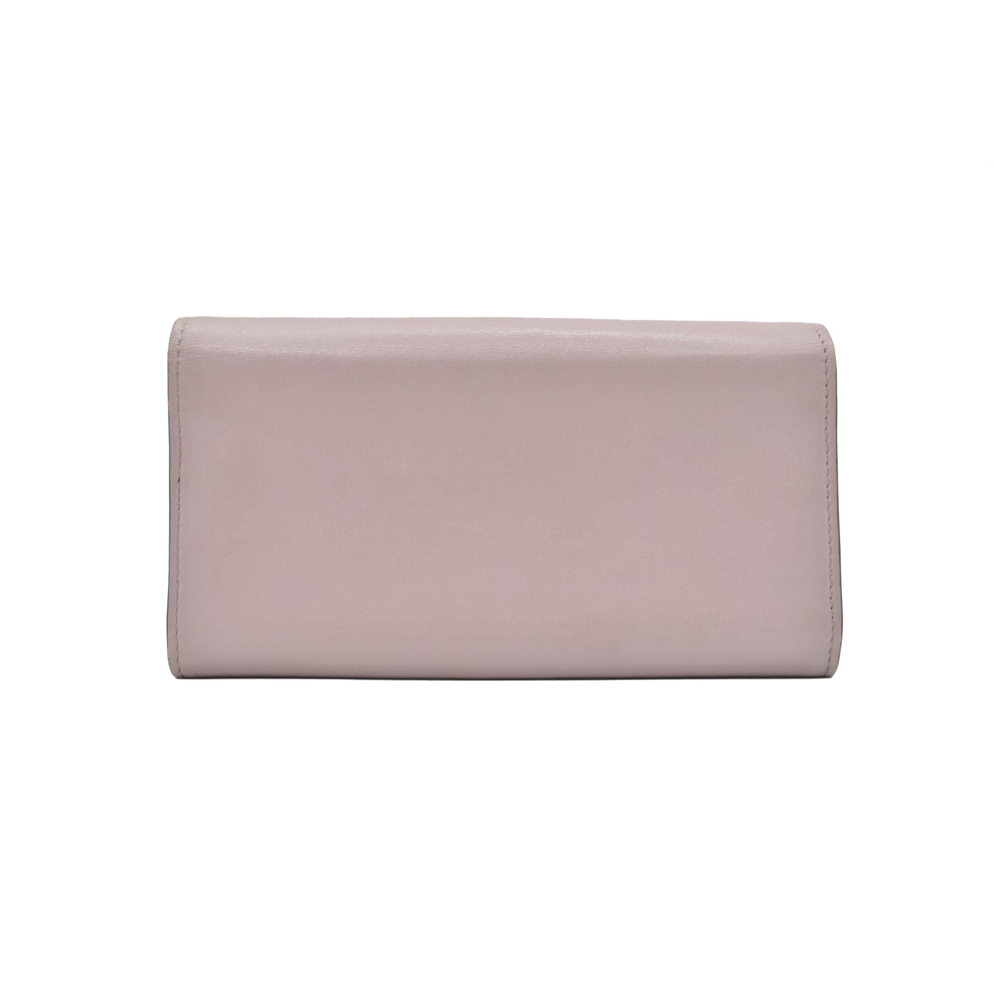 GUCCI GG Interlocking Long Wallet Light Pink CONSIGNMENT