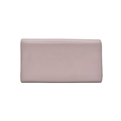 GUCCI GG Interlocking Long Wallet Light Pink CONSIGNMENT