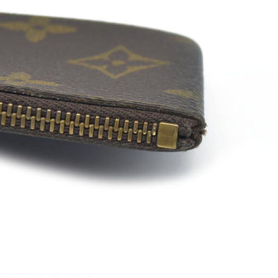 $345 LOUIS VUITTON Monogram Coin Purse Key Pochette Cles ET0910