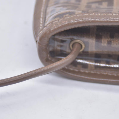 $850 Fendi Zucchino FF Evening Bag Vintage