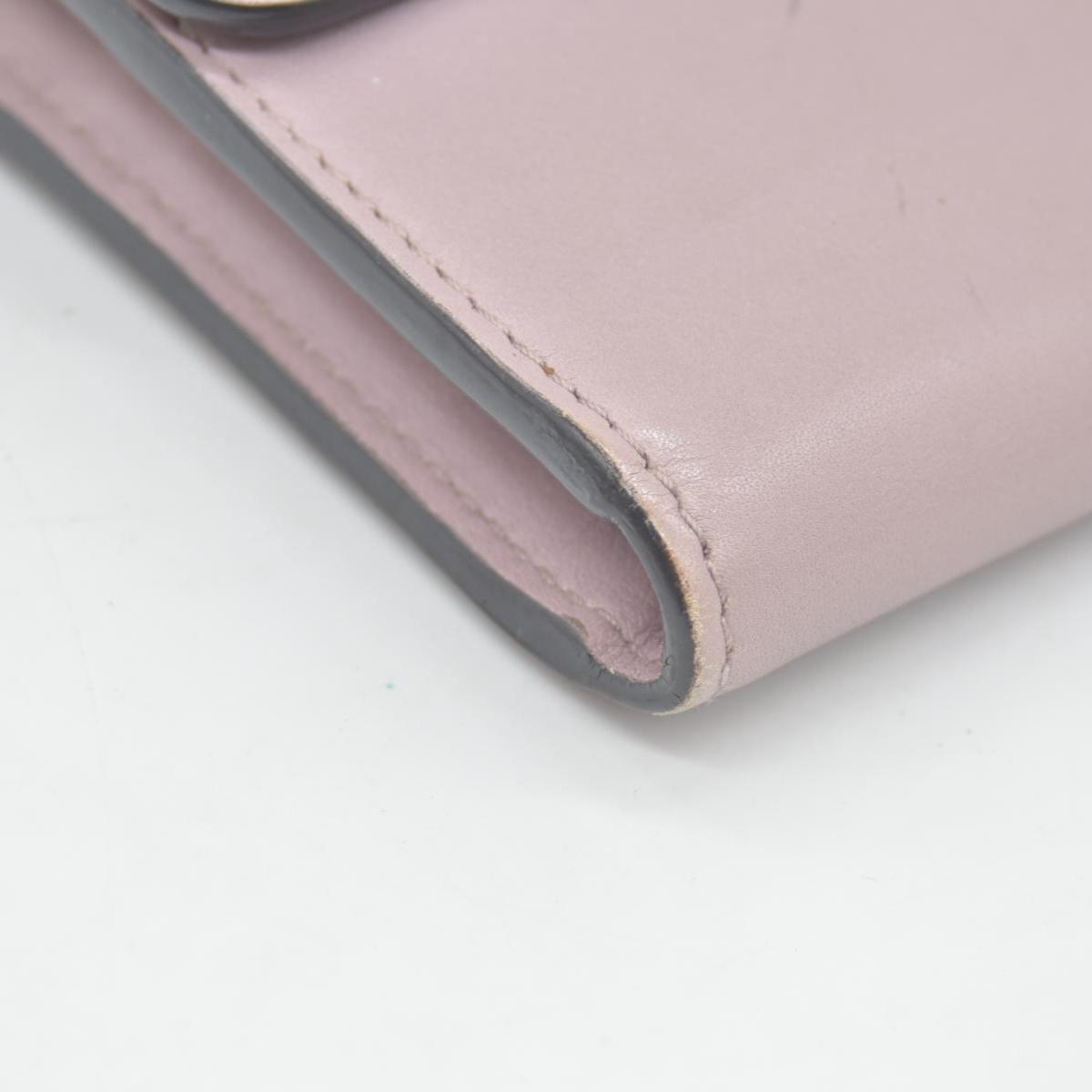 GUCCI GG Interlocking Long Wallet Light Pink CONSIGNMENT