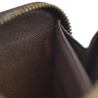 AUCTION $915 Louis Vuitton Damier Ebene Zippy Wallet