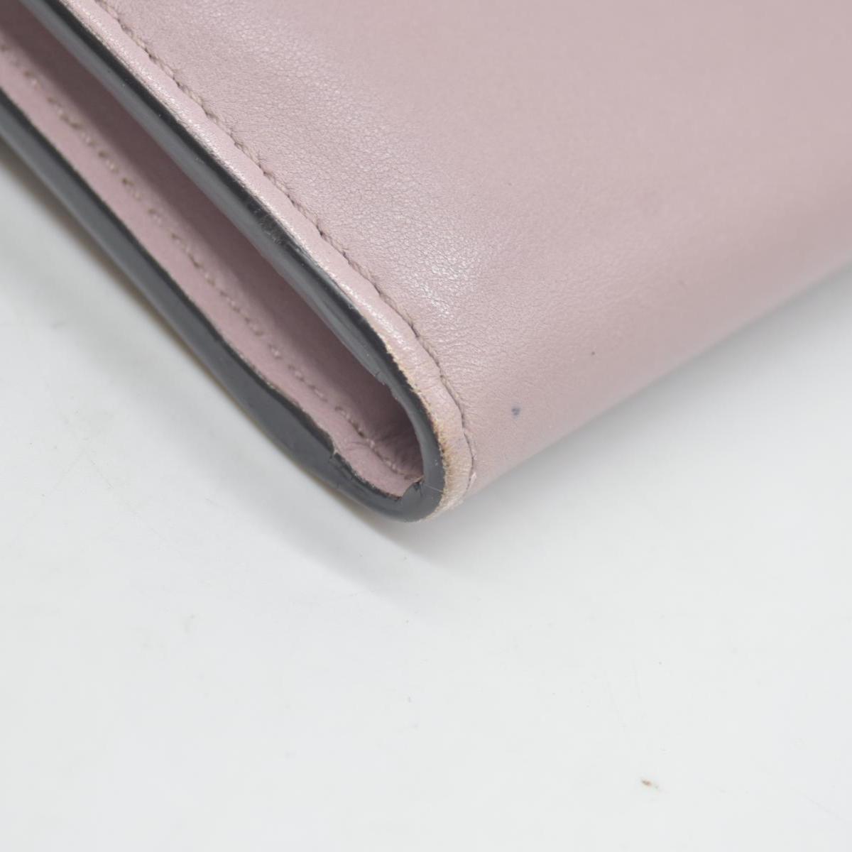 GUCCI GG Interlocking Long Wallet Light Pink CONSIGNMENT