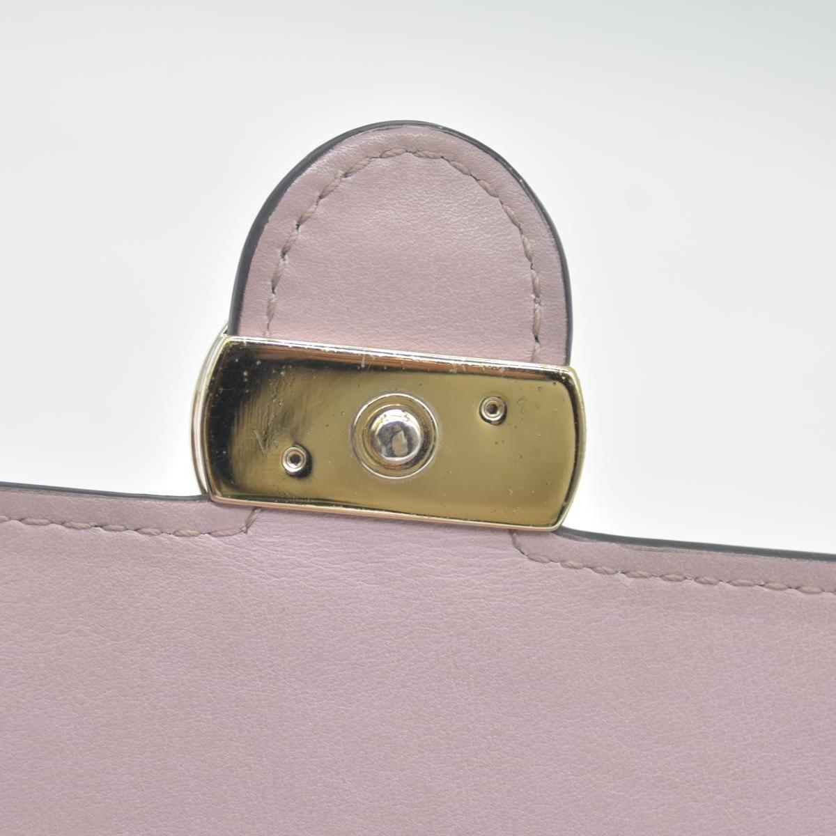 GUCCI GG Interlocking Long Wallet Light Pink CONSIGNMENT