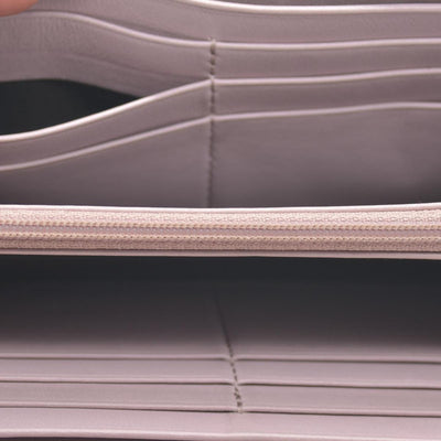 GUCCI GG Interlocking Long Wallet Light Pink CONSIGNMENT