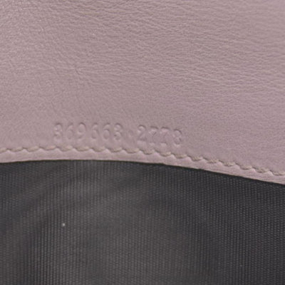 GUCCI GG Interlocking Long Wallet Light Pink CONSIGNMENT