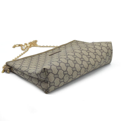 Gucci GG Gucci Plus PVC Leather Pouch Clutch Bag