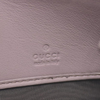 GUCCI GG Interlocking Long Wallet Light Pink CONSIGNMENT