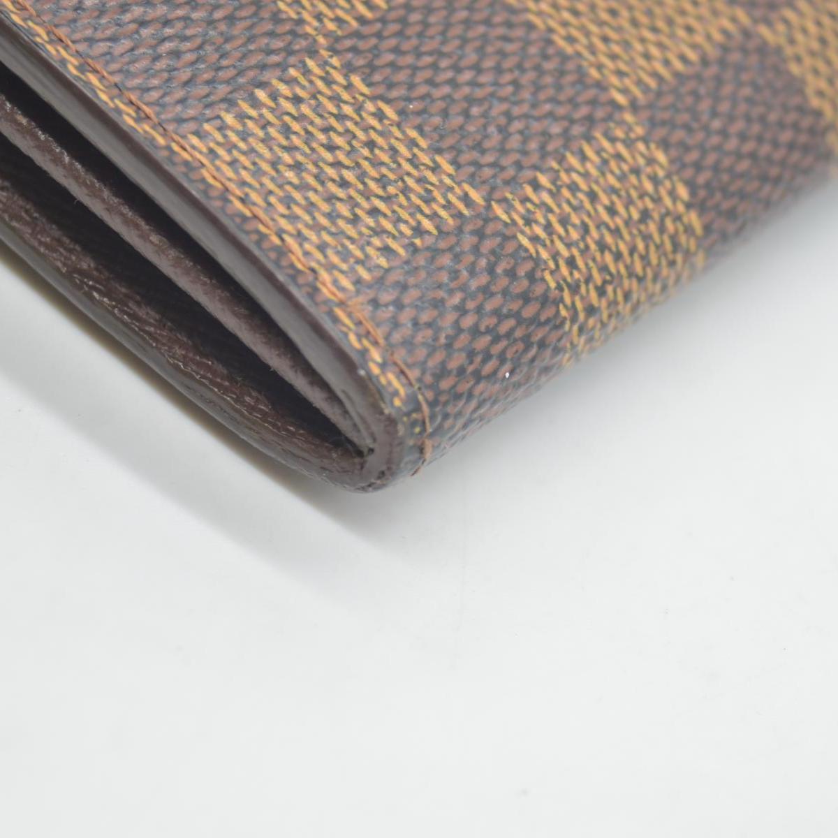 $670 Louis Vuitton Damier Ebene Sarah Wallet CA0075 CONSIGNMENT