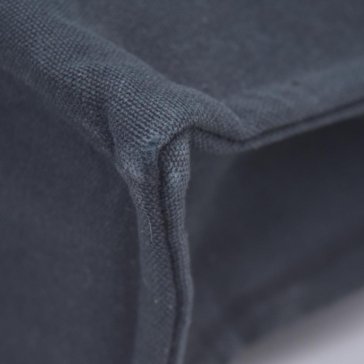 $780 HERMES Toile Fourre Tout PM Black CONSIGNMENT 10021191
