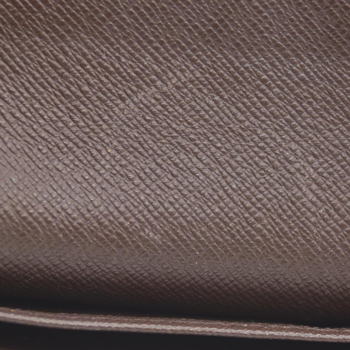 $670 Louis Vuitton Damier Ebene Sarah Wallet CA0075 CONSIGNMENT