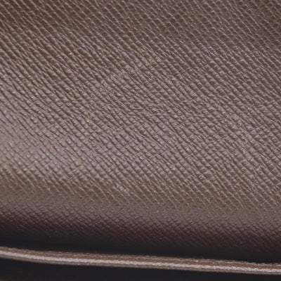 $670 Louis Vuitton Damier Ebene Sarah Wallet CA0075 CONSIGNMENT