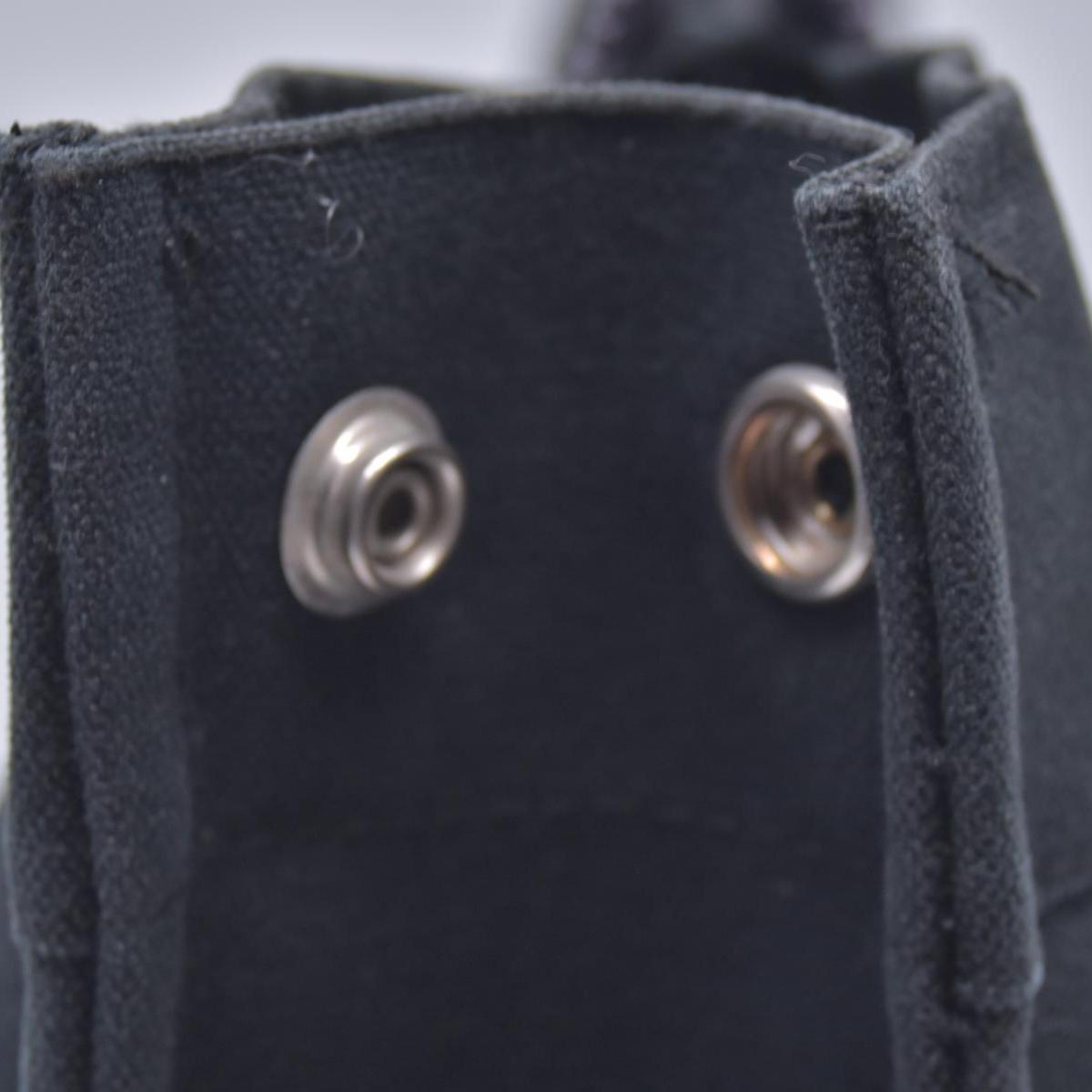 $780 HERMES Toile Fourre Tout PM Black CONSIGNMENT 10021191