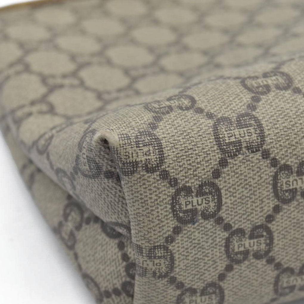 Gucci GG Gucci Plus PVC Leather Pouch Clutch Bag Consignment