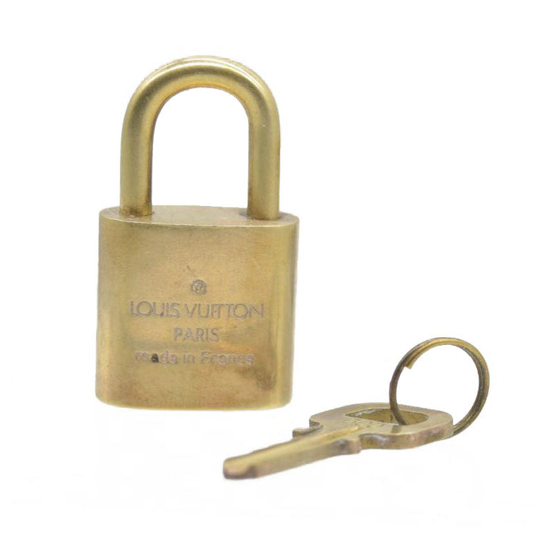 AUCTION Louis Vuitton Brass Lock and Key Set #308