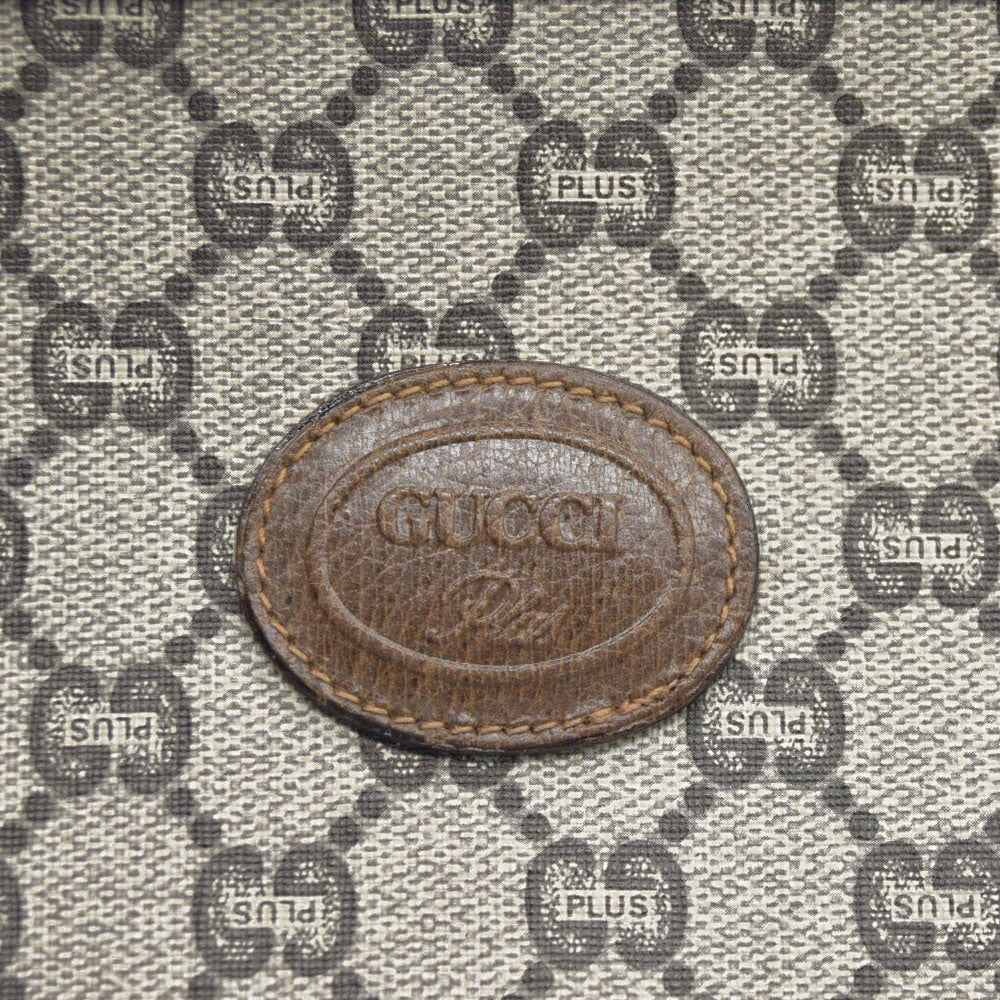 Gucci GG Gucci Plus PVC Leather Pouch Clutch Bag Consignment