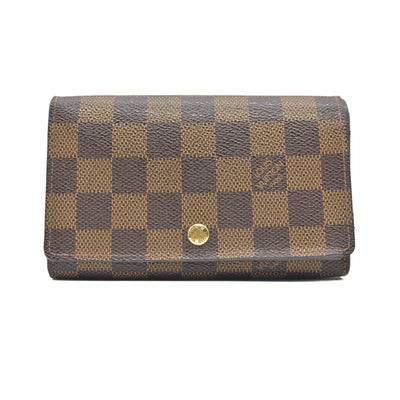 Louis Vuitton Damier Ebene Porte-Monnaie Tresor Wallet CA1001 CONSIGNMENT