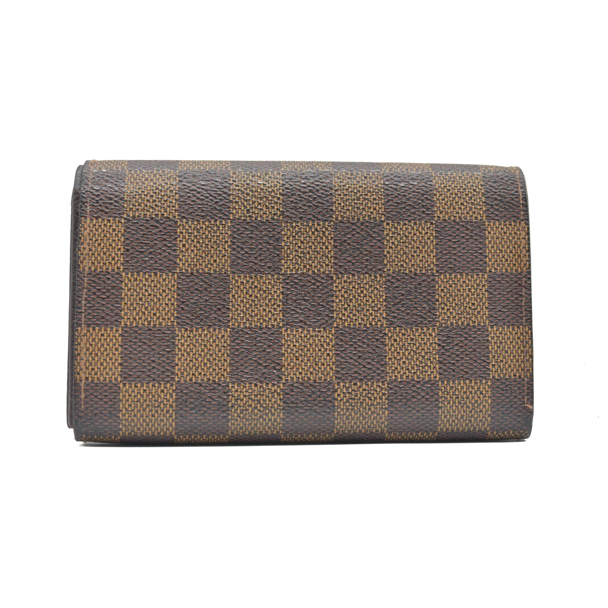 Louis Vuitton Damier Ebene Porte-Monnaie Tresor Wallet CA1001 CONSIGNMENT