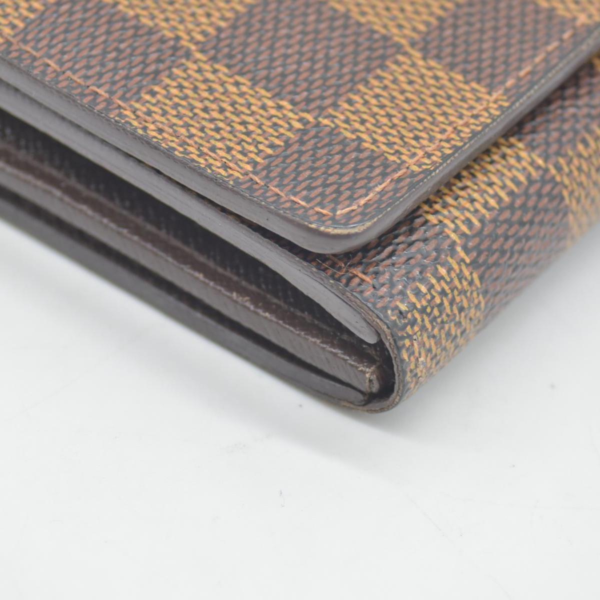 Louis Vuitton Damier Ebene Porte-Monnaie Tresor Wallet CA1001 CONSIGNMENT