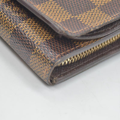 Louis Vuitton Damier Ebene Porte-Monnaie Tresor Wallet CA1001 CONSIGNMENT