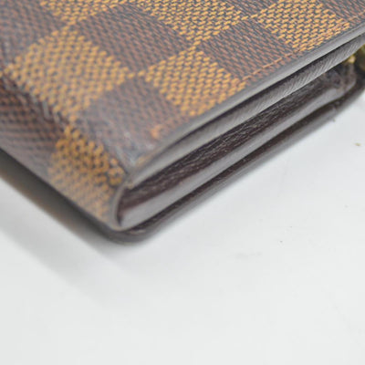 Louis Vuitton Damier Ebene Porte-Monnaie Tresor Wallet CA1001 CONSIGNMENT