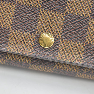 Louis Vuitton Damier Ebene Porte-Monnaie Tresor Wallet CA1001 CONSIGNMENT