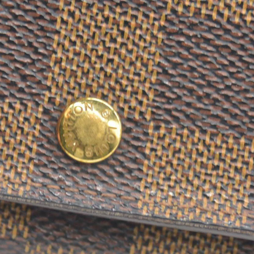 Louis Vuitton Damier Ebene Porte-Monnaie Tresor Wallet CA1001 CONSIGNMENT