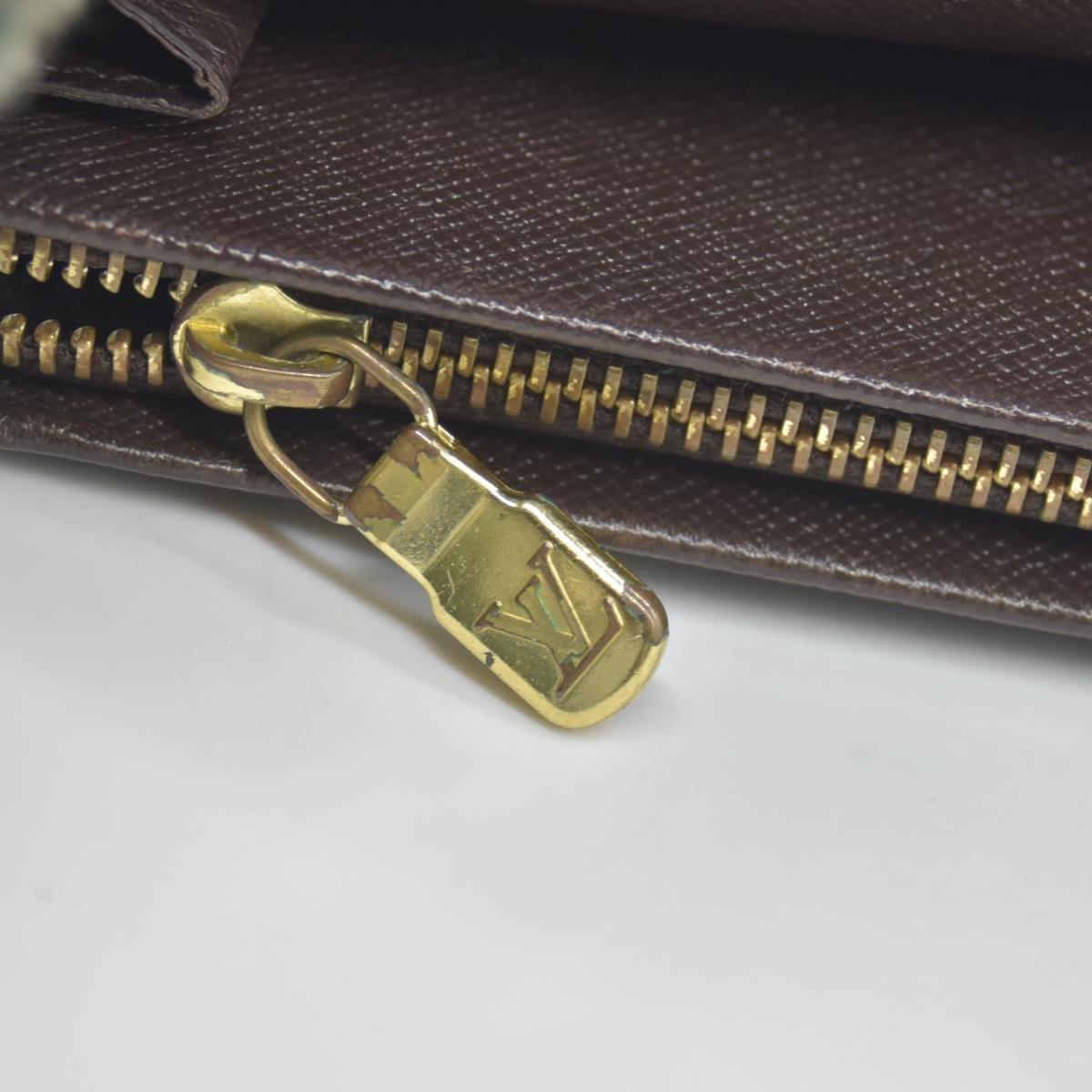 Louis Vuitton Damier Ebene Porte-Monnaie Tresor Wallet CA1001 CONSIGNMENT
