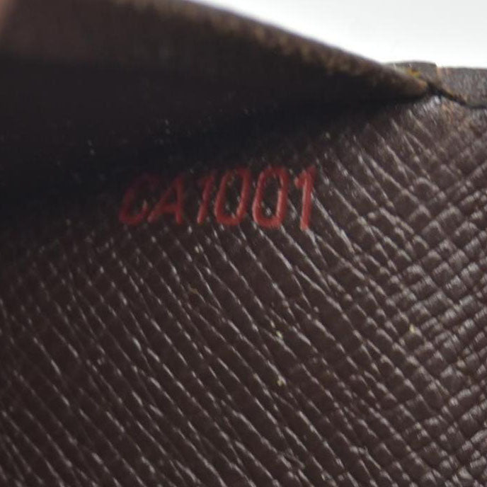Louis Vuitton Damier Ebene Porte-Monnaie Tresor Wallet CA1001 CONSIGNMENT