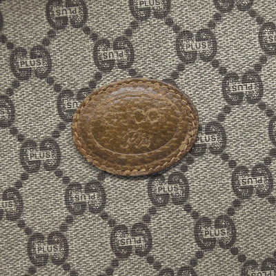 Gucci GG Gucci Plus PVC Leather Pouch Clutch Bag