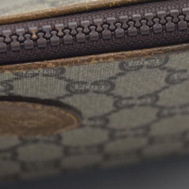 Gucci GG Gucci Plus PVC Leather Pouch Clutch Bag