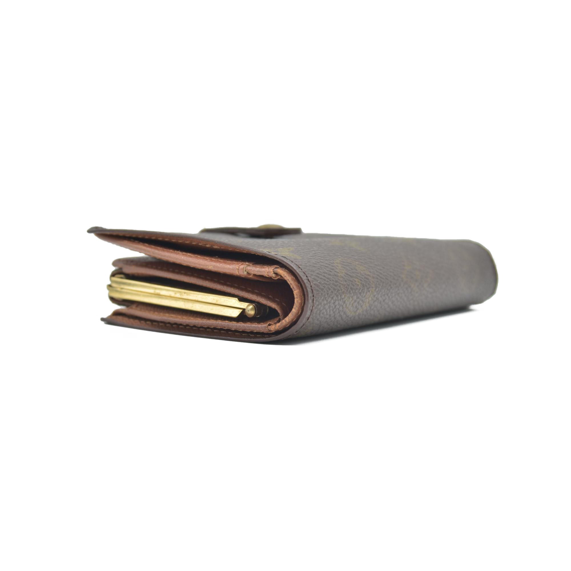 Louis Vuitton Kisslock French Wallet CONSIGNMENT