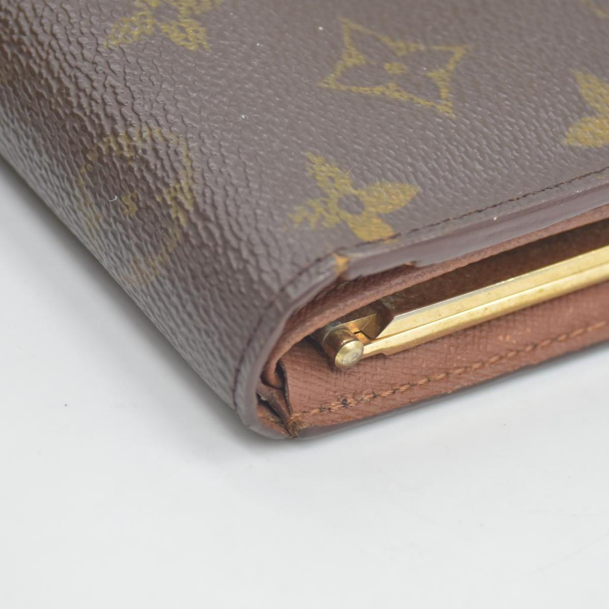 Louis Vuitton Kisslock French Wallet CONSIGNMENT