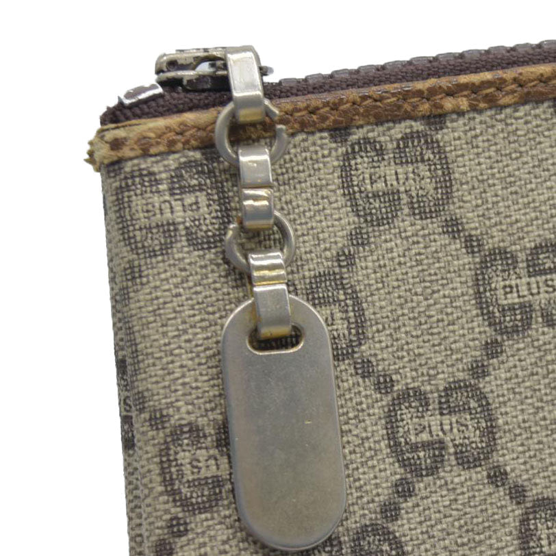 Gucci GG Gucci Plus PVC Leather Pouch Clutch Bag