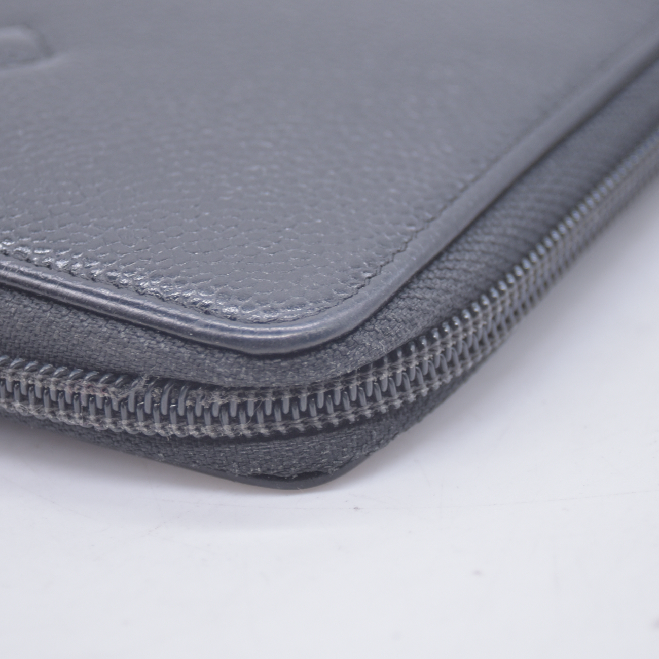 $1150 2012 CHANEL Caviar Large Timeless CC Zip Around Organizer Wallet CONSIGNMENT