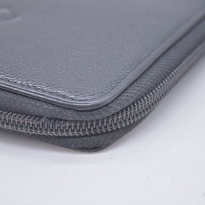 $1150 2012 CHANEL Caviar Large Timeless CC Zip Around Organizer Wallet CONSIGNMENT