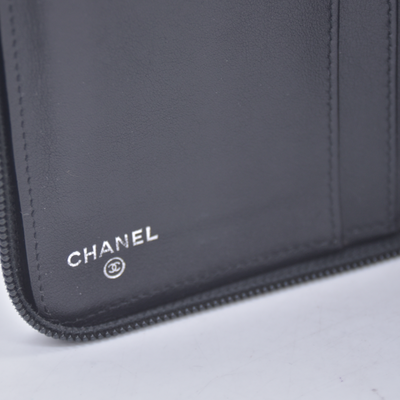 $1150 2012 CHANEL Caviar Large Timeless CC Zip Around Organizer Wallet CONSIGNMENT