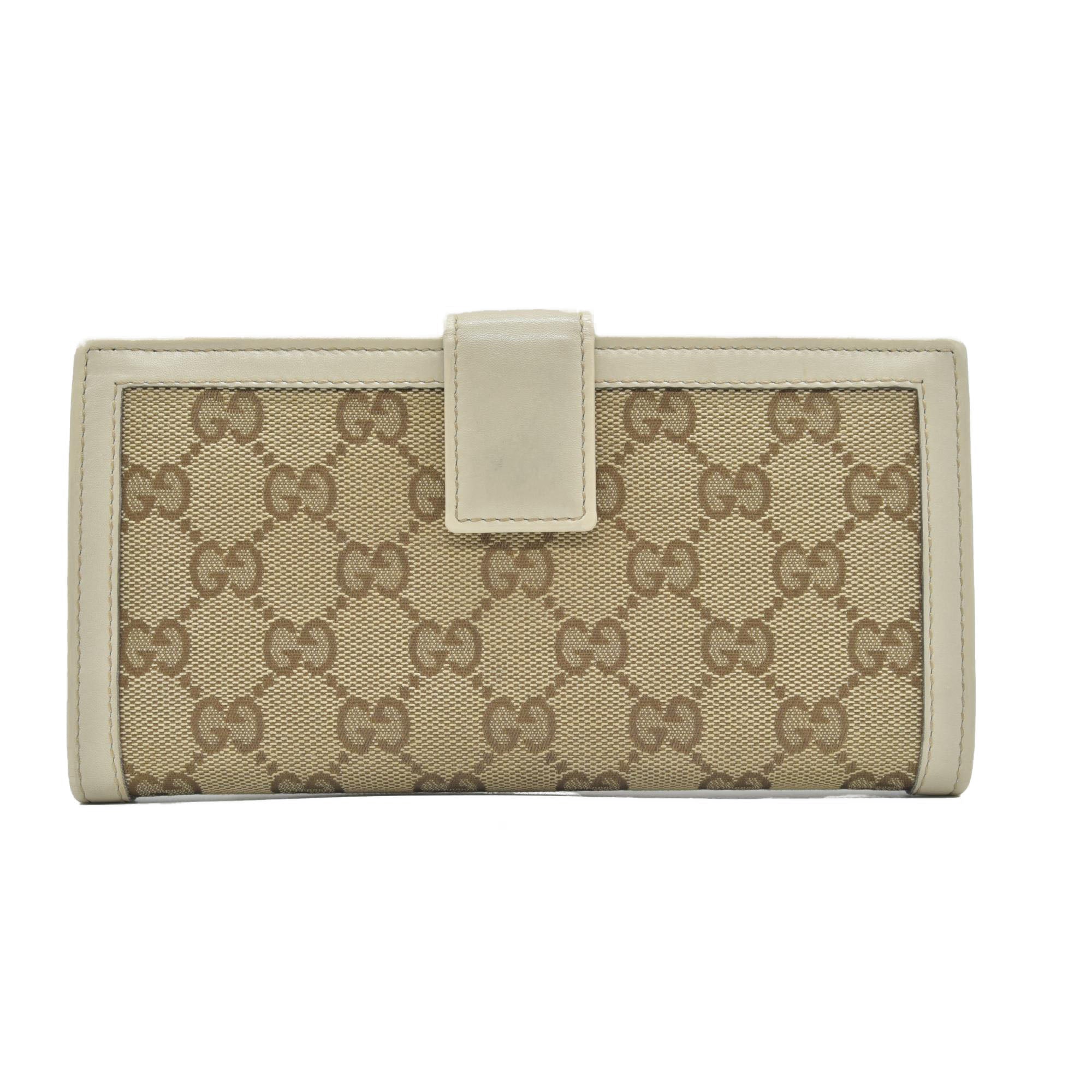 Gucci Monogram Sukey Continental Wallet Champagne CONSIGNMENT