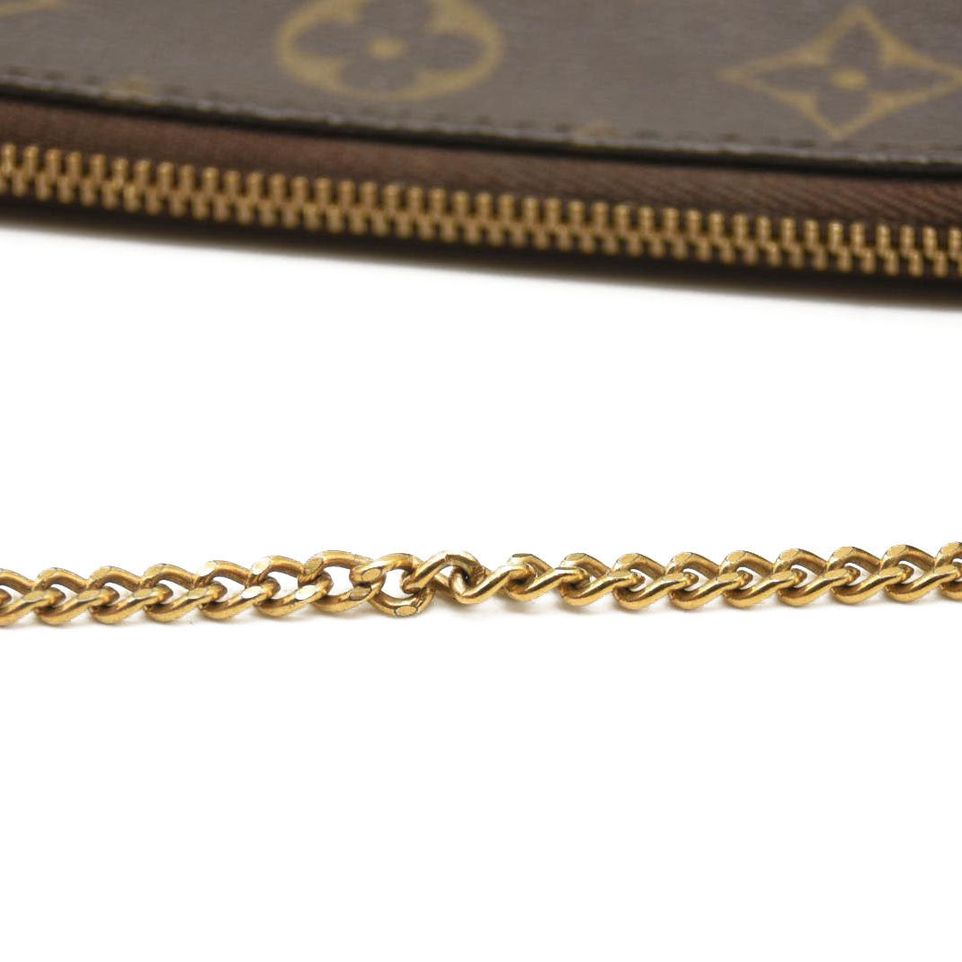 LOUIS VUITTON Monogram Mini Pochette Accessories FL0025