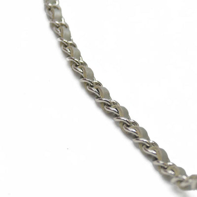 $3000 Chanel  Patent Quilted Golden Class Wallet on Chain WOC Silver