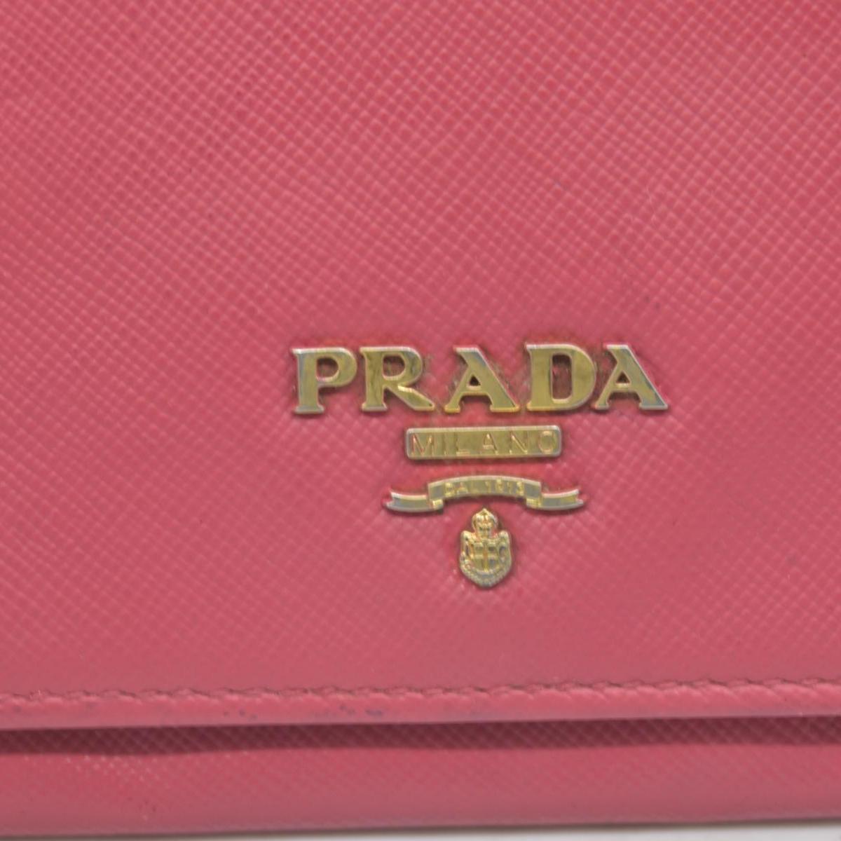 Prada Saffiano Metal Leather Continental Wallet CONSIGNMENT