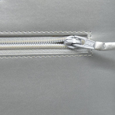 $3000 Chanel  Patent Quilted Golden Class Wallet on Chain WOC Silver