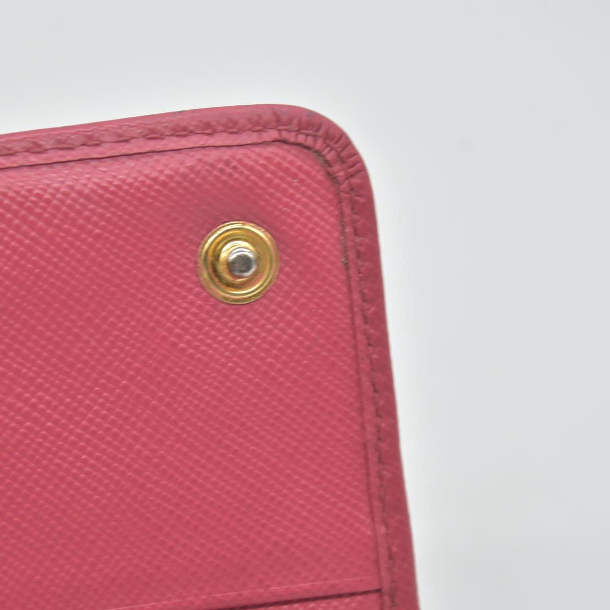 Prada Saffiano Metal Leather Continental Wallet CONSIGNMENT