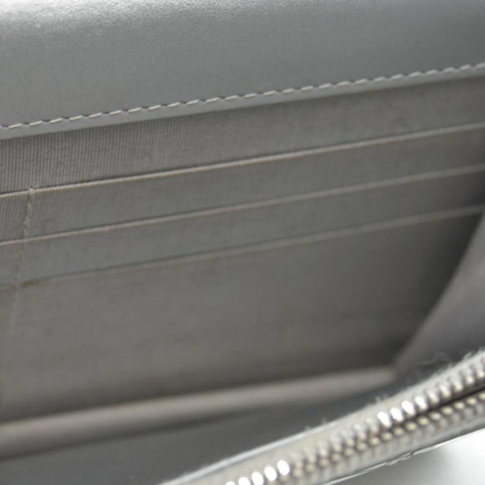 $3000 Chanel  Patent Quilted Golden Class Wallet on Chain WOC Silver