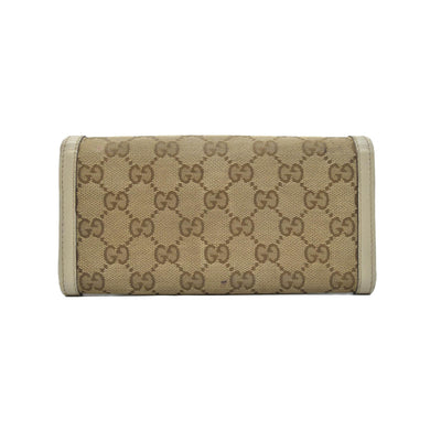 Gucci Monogram Sukey Continental Wallet Champagne CONSIGNMENT