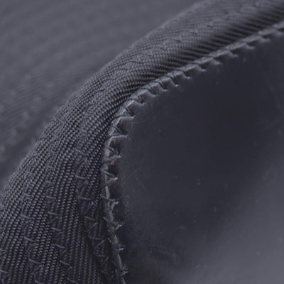 $1050 GUCCI Woven Ribbed Nylon Bamboo Handle Tote Bag Black CONSIGNMENT 10021183