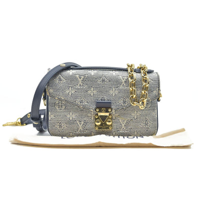 Louis Vuitton  Monoglam Pochette Metis East West Blue